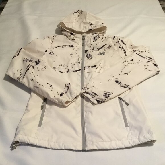 New Balance Women’s Violet Beige Full Zip Running Jacket Long Sleeve Size Small - Picture 1 of 10